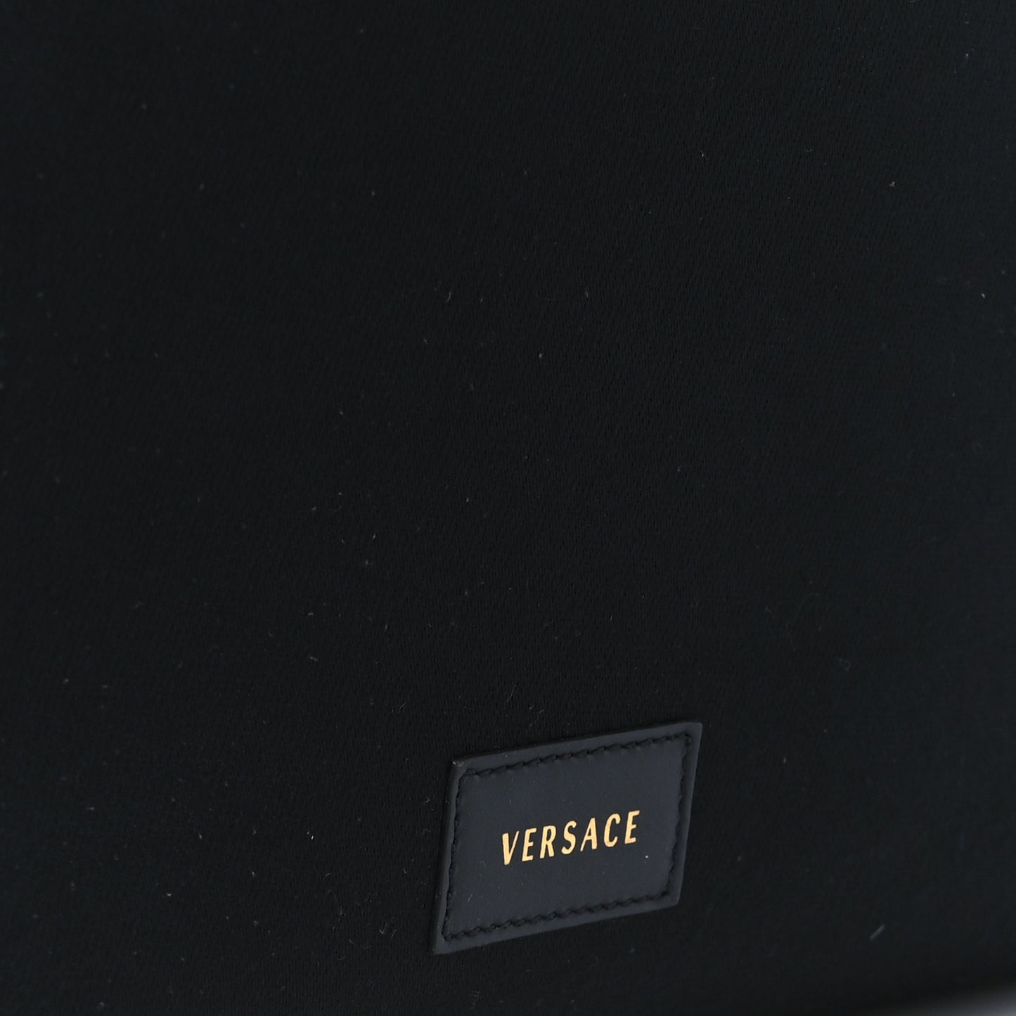Canvas Calfskin Large Medusa Pop Cabas Tote Black