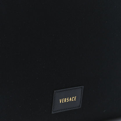 Versace Canvas Calfskin Large Medusa Pop Cabas Tote Black 8 of 11