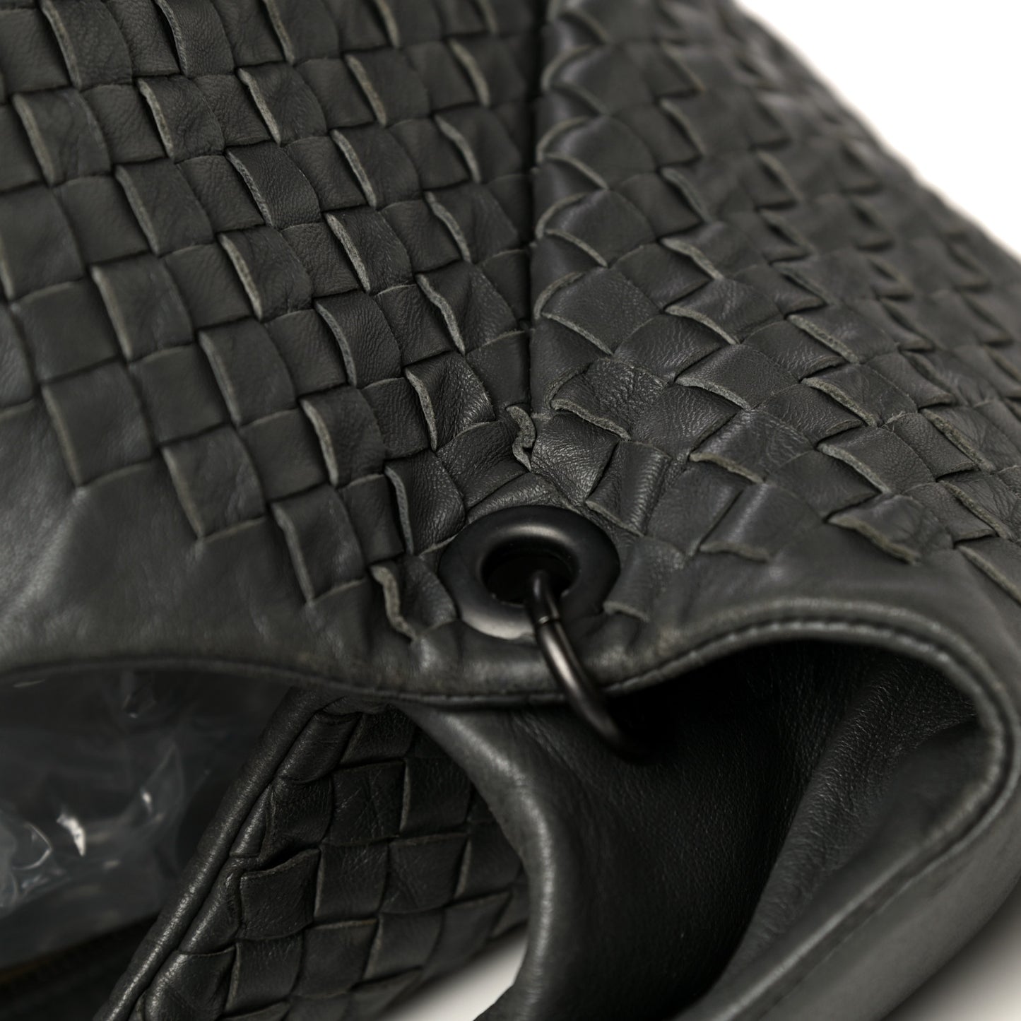 Nappa Intrecciato Large Campana Hobo Shadow