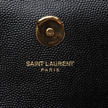 Saint Laurent Grain De Poudre Small Monogram Kate Satchel Black 6 of 7