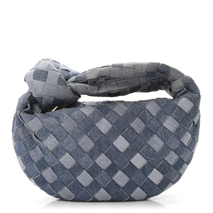 Bottega Veneta Nappa Denim Effect Intrecciato Mini Jodie Denim 1 of 10
