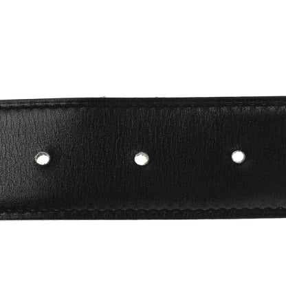 Hermes Box Togo 24mm Gamma Belt 85 34 Black Etoupe 5 of 5