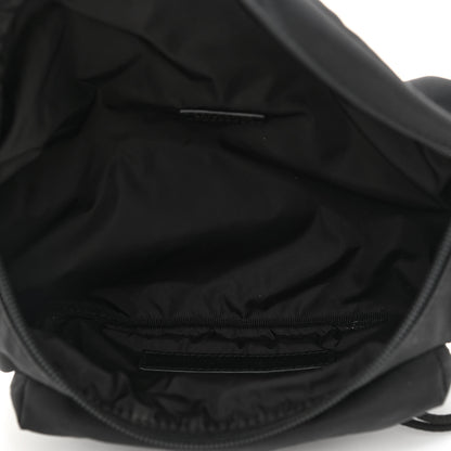 Balenciaga Textured Sport Nylon Logo Embroidered Wheel Beltpack Black 5 of 8