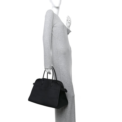The Row Matte Grained Calfskin Soft Margaux 15 Black 2 of 11