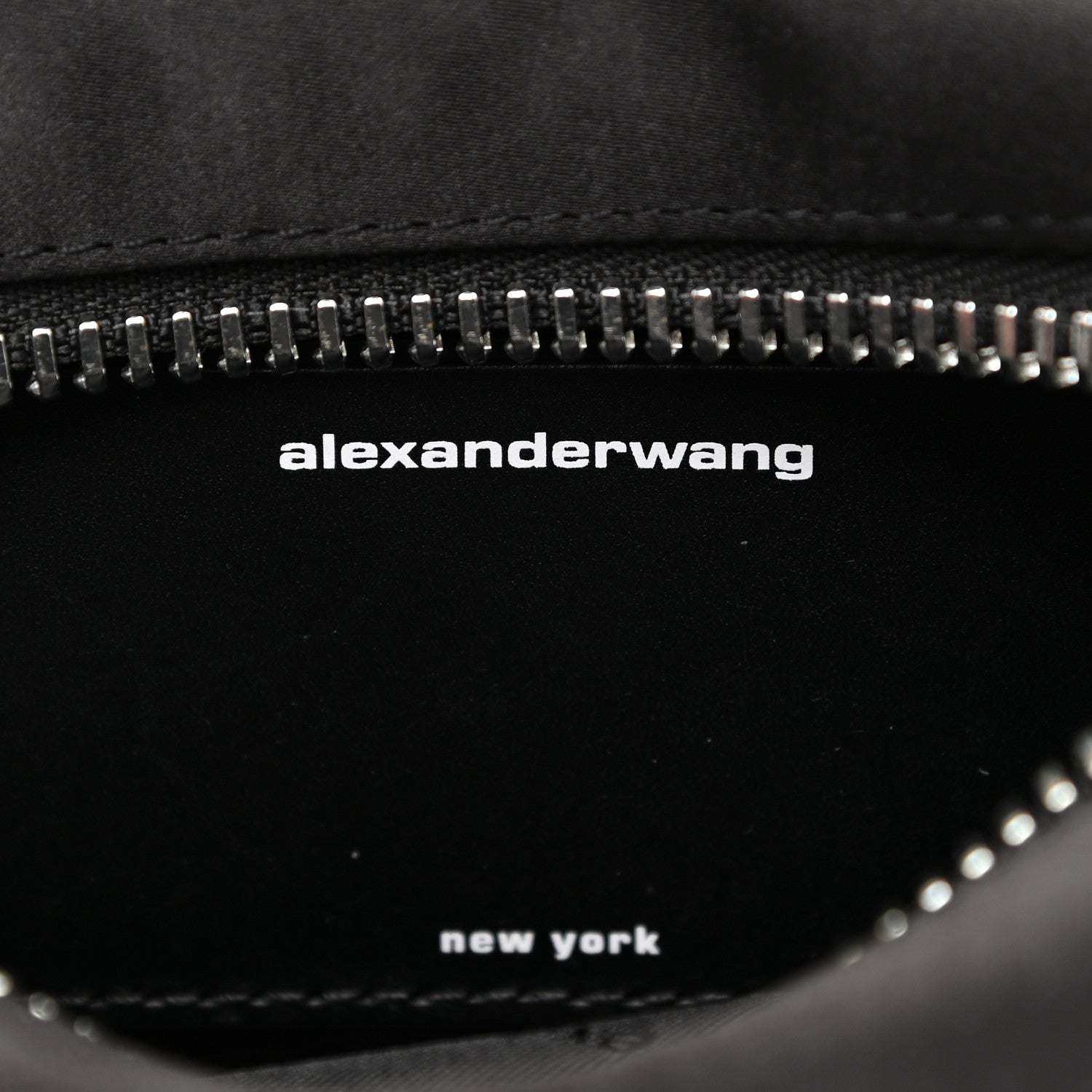 Alexander Wang Satin Crystal Heiress Pouch Black 6 of 11