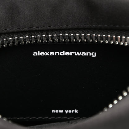 Alexander Wang Satin Crystal Heiress Pouch Black 6 of 11