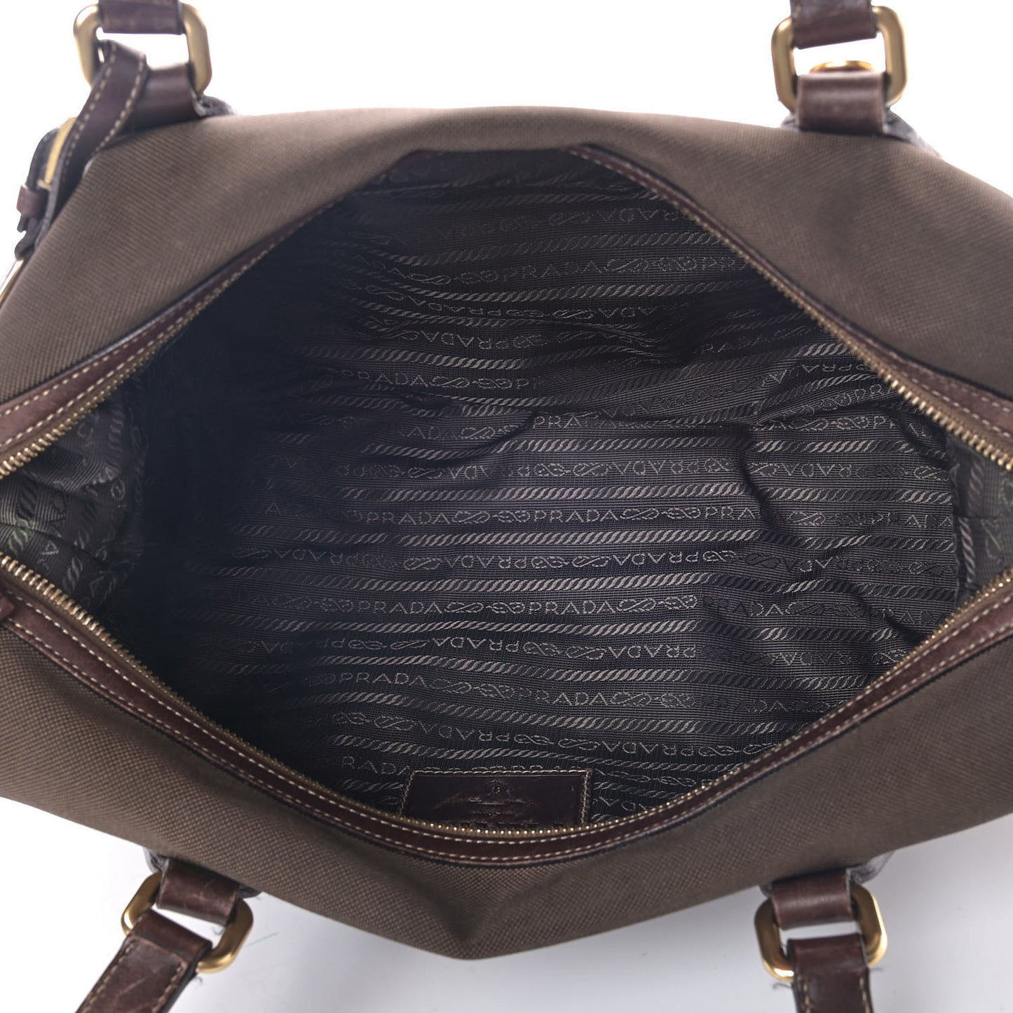 Jacquard Logo Tote Corda Bruciato