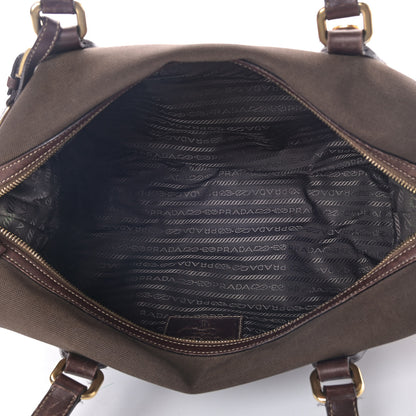 Prada Jacquard Logo Tote Corda Bruciato 4 of 7