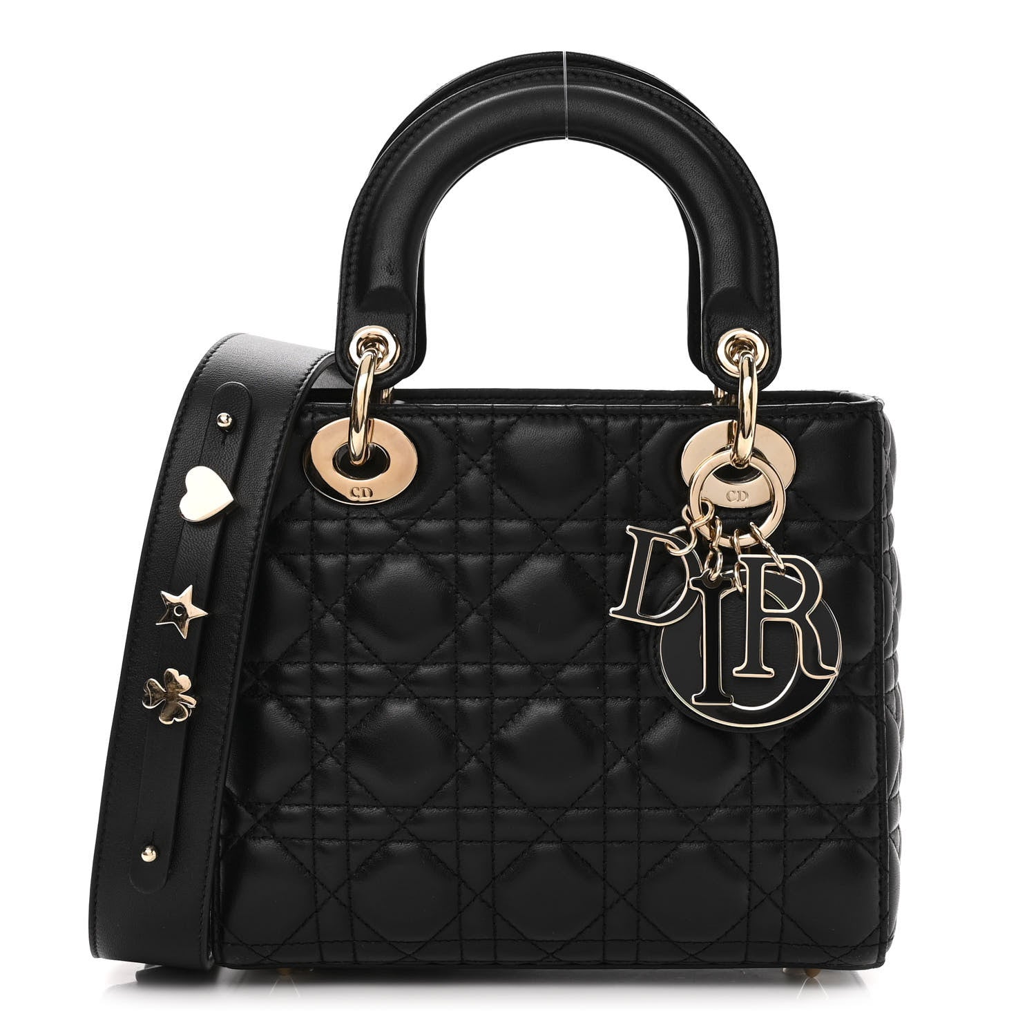 Christian Dior Lambskin Cannage Small My ABCDior Lady Dior Black 1 of 11