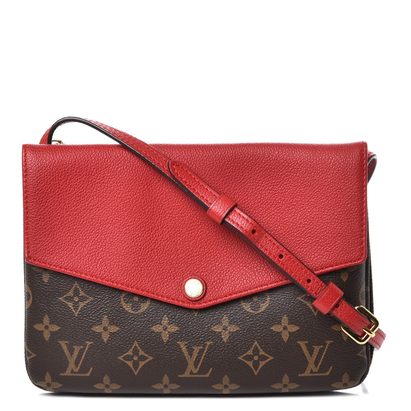 Monogram Twice Pochette Cherry
