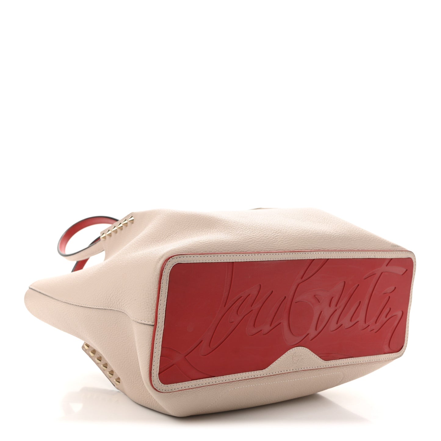 Calfskin Spiked Small Cabarock Shopper Tote Rose De Chine
