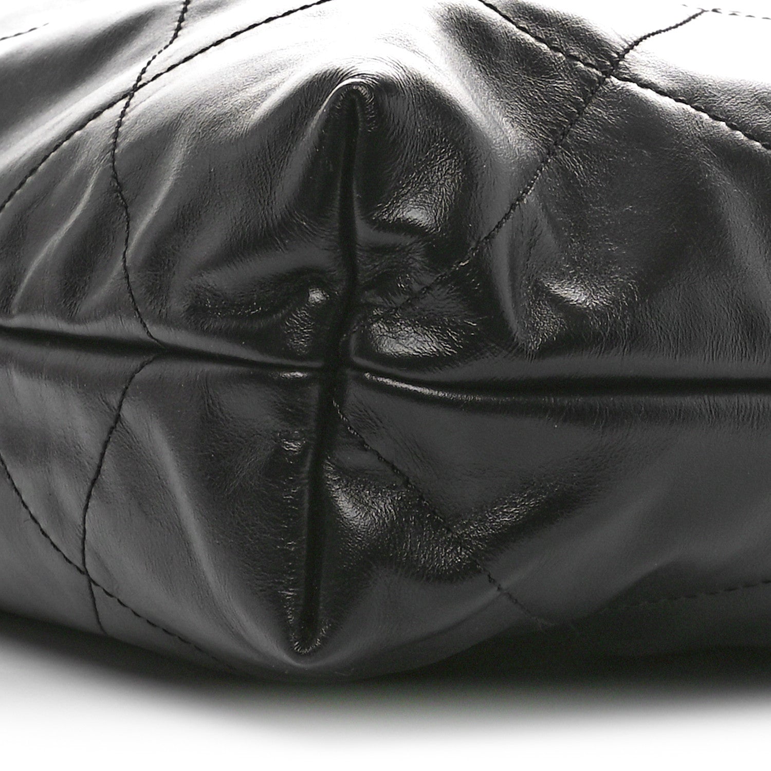 Chanel Shiny Calfskin Quilted Chanel 22 Black 10 of 10