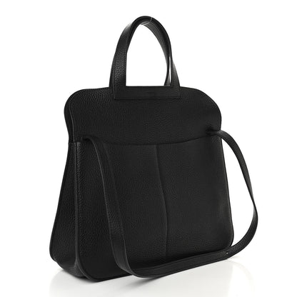 Hermes Taurillon Clemence Halzan 25 Black 4 of 10