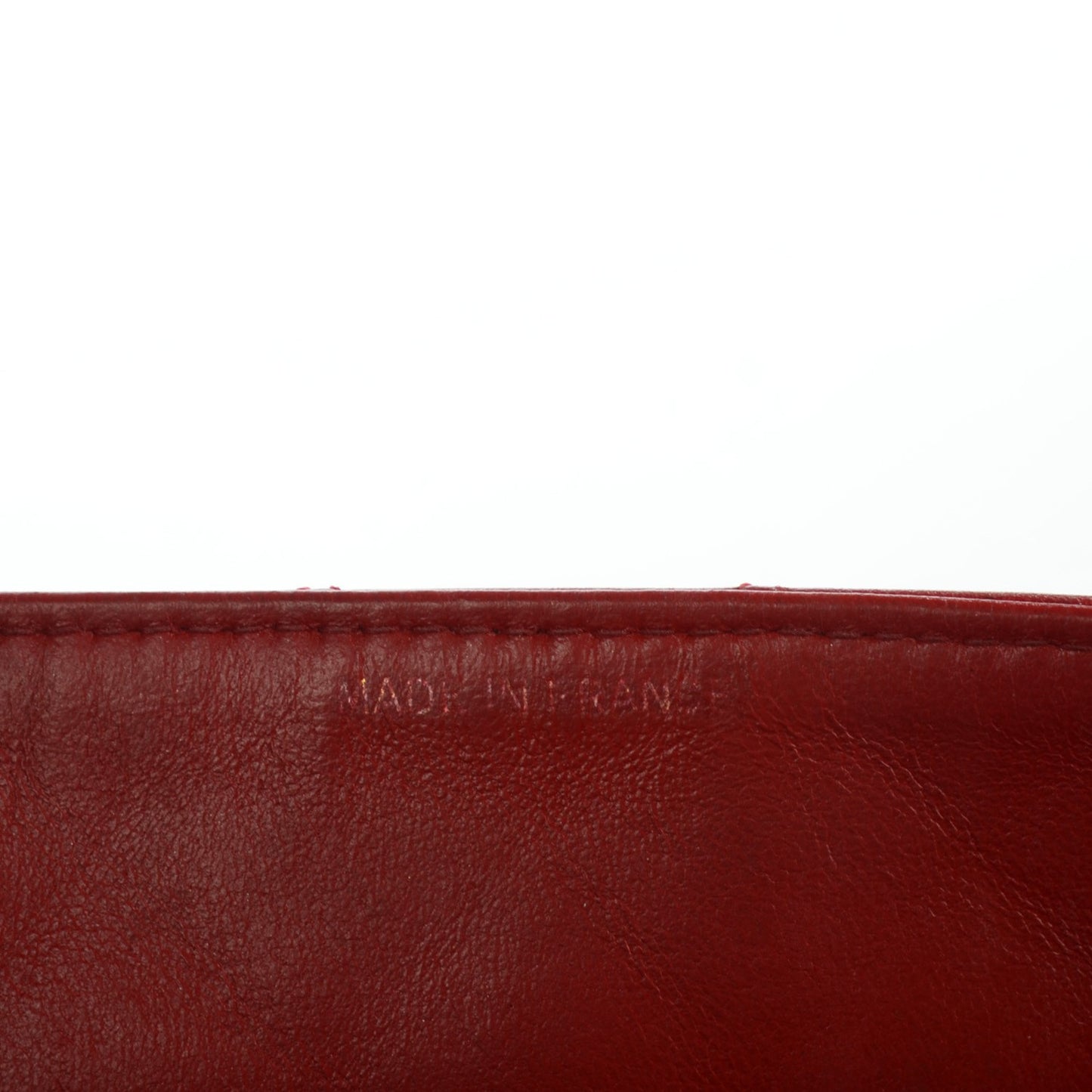 Lambskin Quilted Medium Single Flap Red