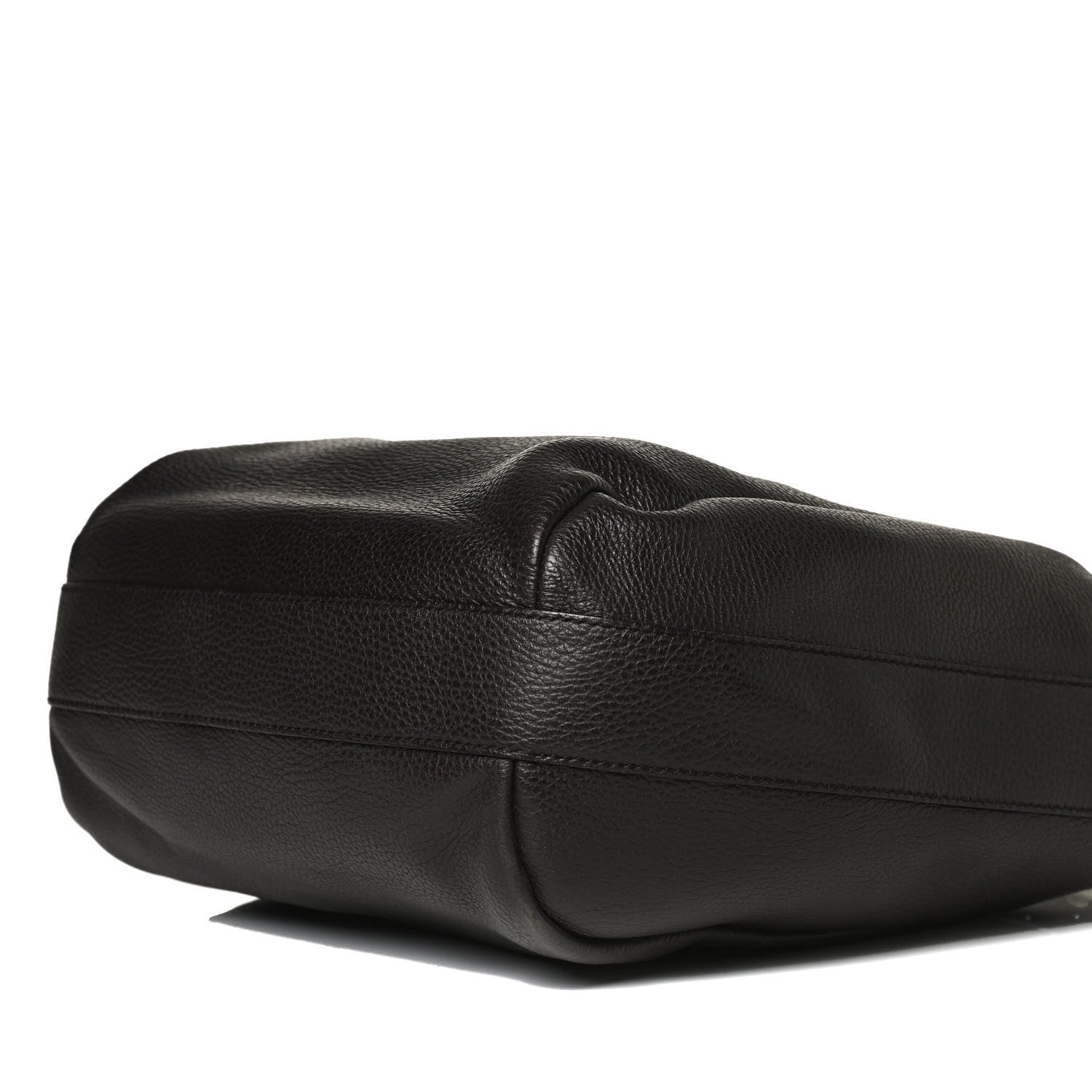 Gucci Grained Calfskin Bamboo Bar Hobo Dark Brown 20 of 37