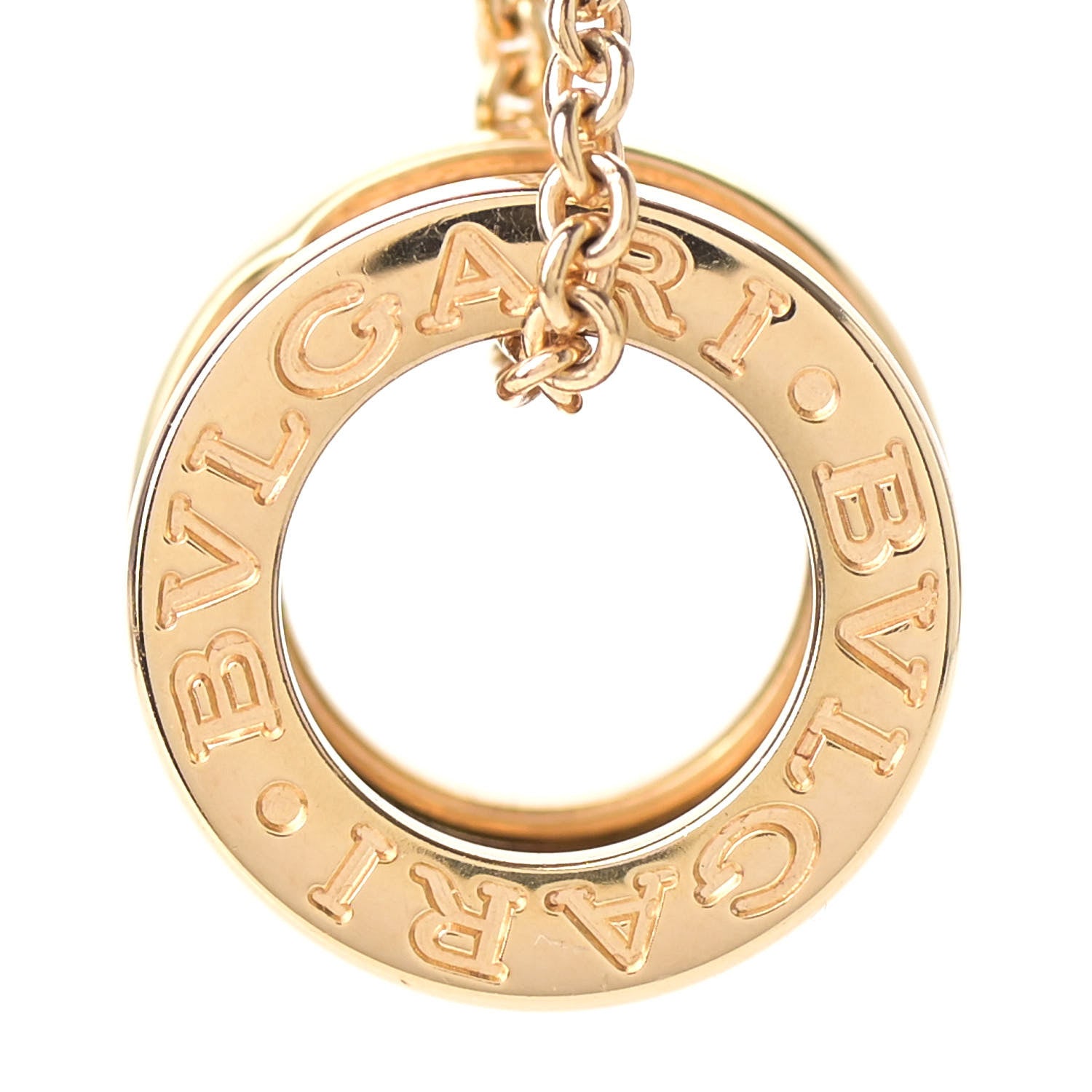 Bulgari 18K Yellow Gold B.Zero1 Pendant Necklace 4 of 9
