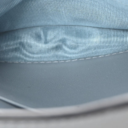 Christian Dior Goatskin Saddle Card Holder Sky Blue 5 of 7
