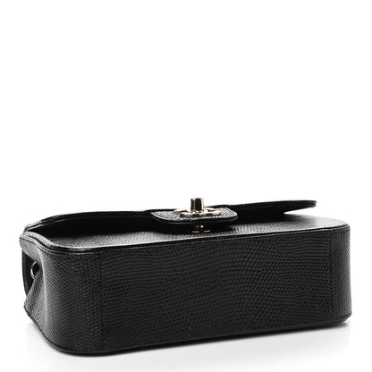 Chanel Lizard Mini Rectangular Flap Black 3 of 4