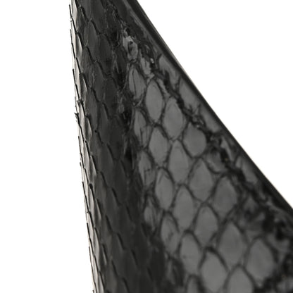 Gucci Snakeskin Small Jackie 1961 Hobo Black Beige 11 of 11