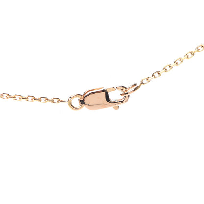 Van Cleef & Arpels 18K Rose Gold Carnelian Sweet Alhambra Pendant Necklace 5 of 6