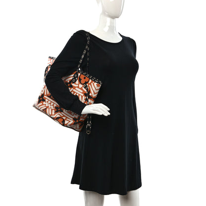 Louis Vuitton Monogram Giant Crafty Neverfull MM Creme Caramel 2 of 9