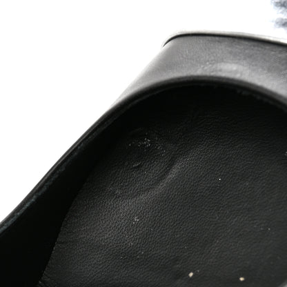 Chanel Calfskin Cap Toe CC Pumps 39 Black Silver 13 of 15