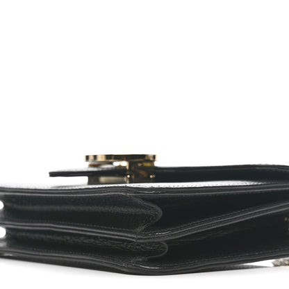 Gucci Dollar Calfskin Small Interlocking G Shoulder Bag Black 10 of 14
