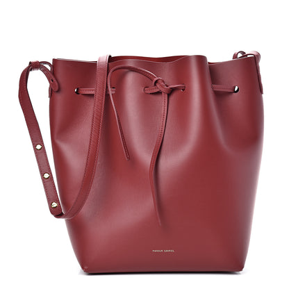 Mansur Gavriel Calfskin Bucket Bag Rococo 2 of 12