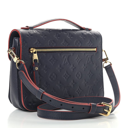 Louis Vuitton Empreinte Pochette Metis Marine Rouge 3 of 10