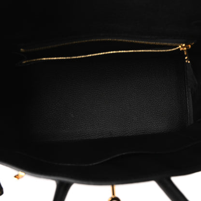 Hermes Togo Birkin 25 Black 5 of 11