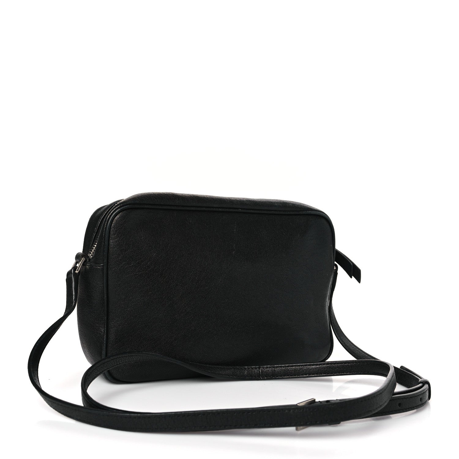 Saint Laurent Lambskin Monogram Small Lou Camera Bag Black 3 of 10