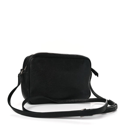 Saint Laurent Lambskin Monogram Small Lou Camera Bag Black 3 of 10