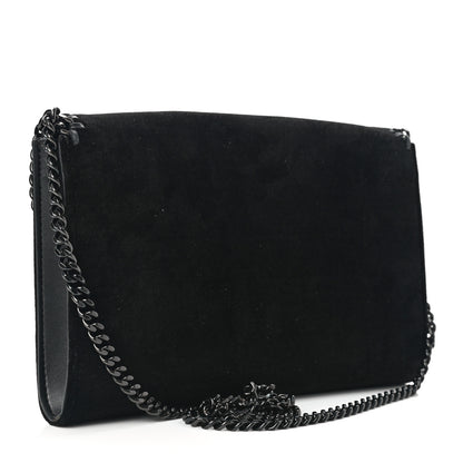 Stella McCartney Velvet Effect Falabella Shoulder Bag Black 3 of 10