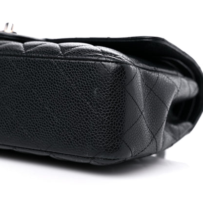 Chanel Caviar Quilted Medium Double Flap Black 9 of 11