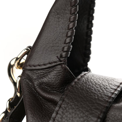 Gucci Pebbled Calfskin Medium New Jackie Shoulder Bag Brown 11 of 13