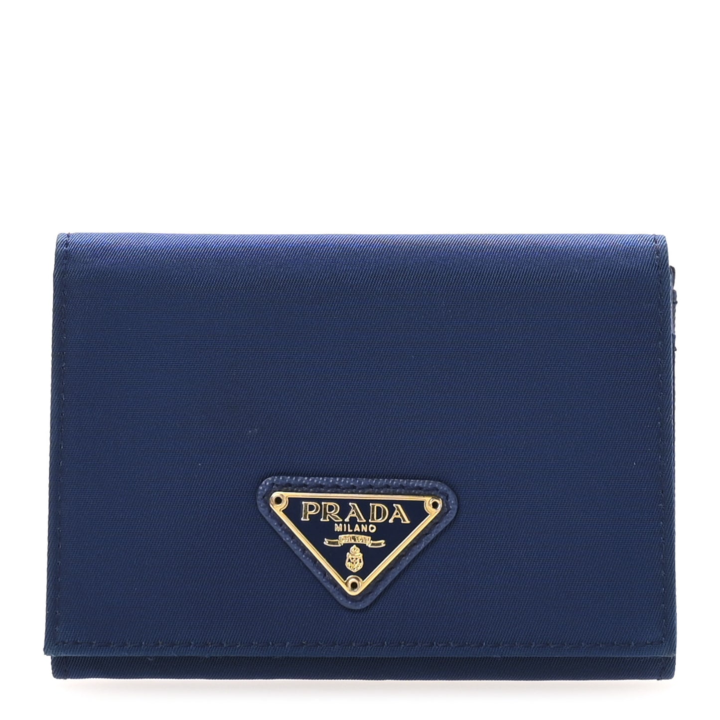 Tessuto Nylon Card Holder Bluette