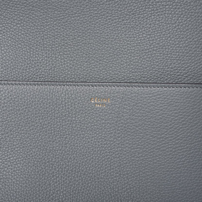 Celine Soft Grained Calfskin Sangle Bucket Bag Storm 5 of 7