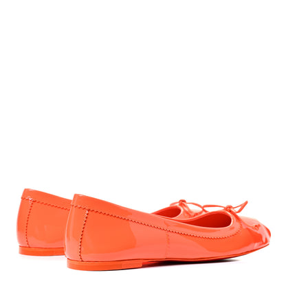 Christian Louboutin Patent Mamadrague Flats 38 Sunrise 4 of 8