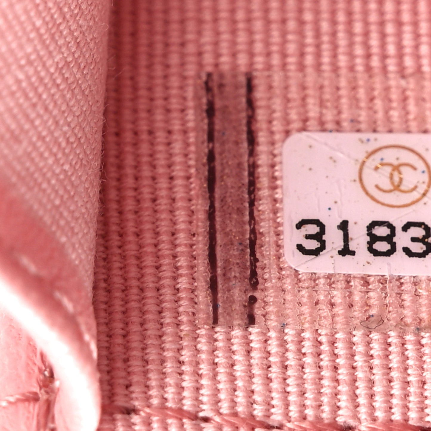 Lambskin Quilted Chanel 19 Flap Card Holder With Chain Rose