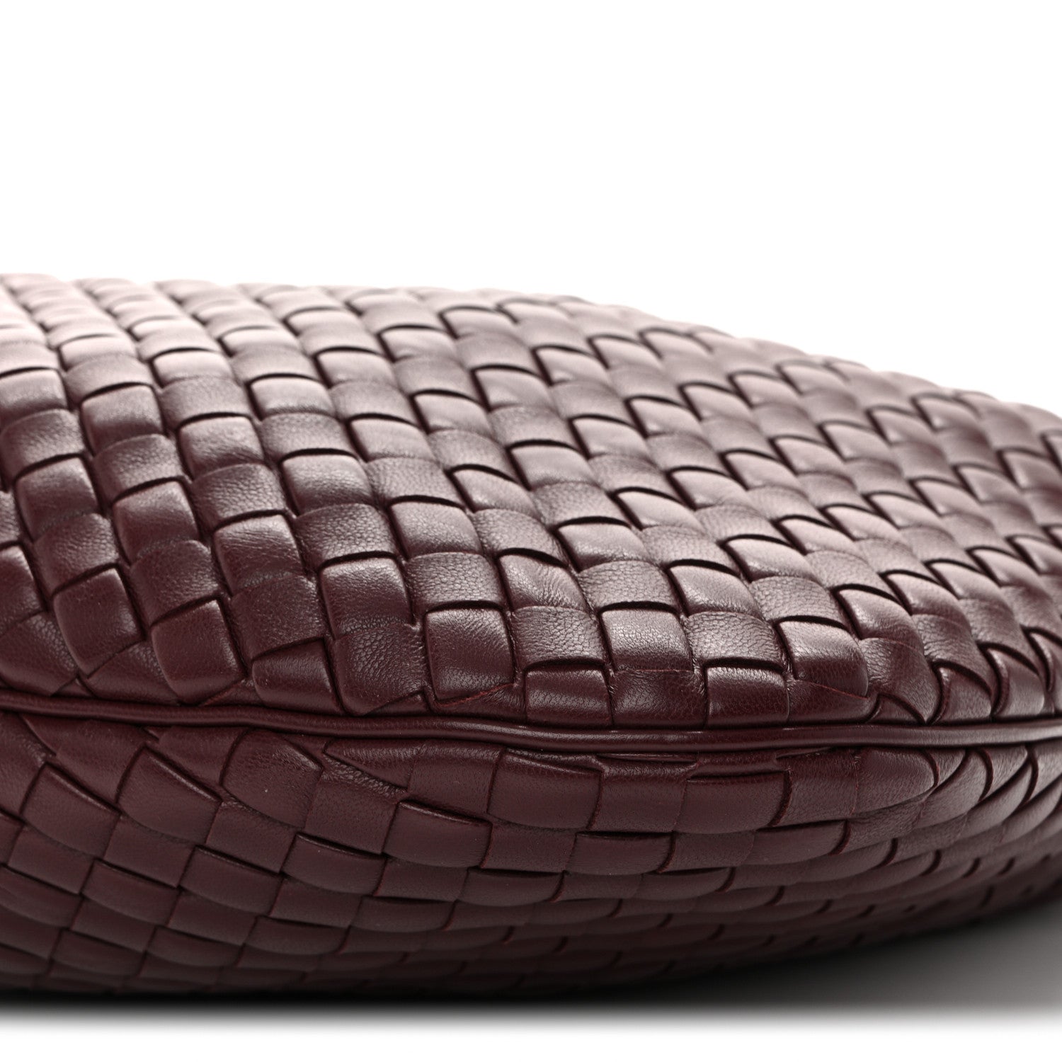 Bottega Veneta Lambskin Intrecciato Medium Padded Veneta Deep Mahogany 11 of 11