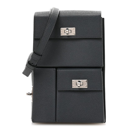 Hermes Epsom Kelly Multi Pocket Pochette To Go Gris Misty 1 of 11