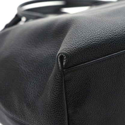 Saint Laurent Grained Calfskin Giant Bowling Bag Black 9 of 10