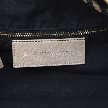 Balenciaga Agneau Arena Laser Cut Cross Classic Gold Hardware Medium Pampille Praline 6 of 16
