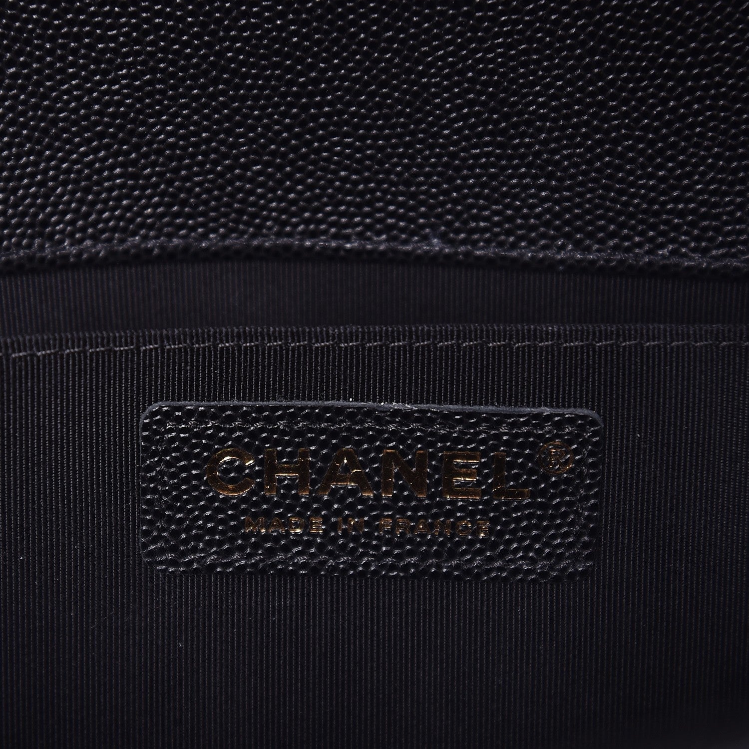 Chanel Caviar Quilted Medium Boy Flap Black 7 of 9