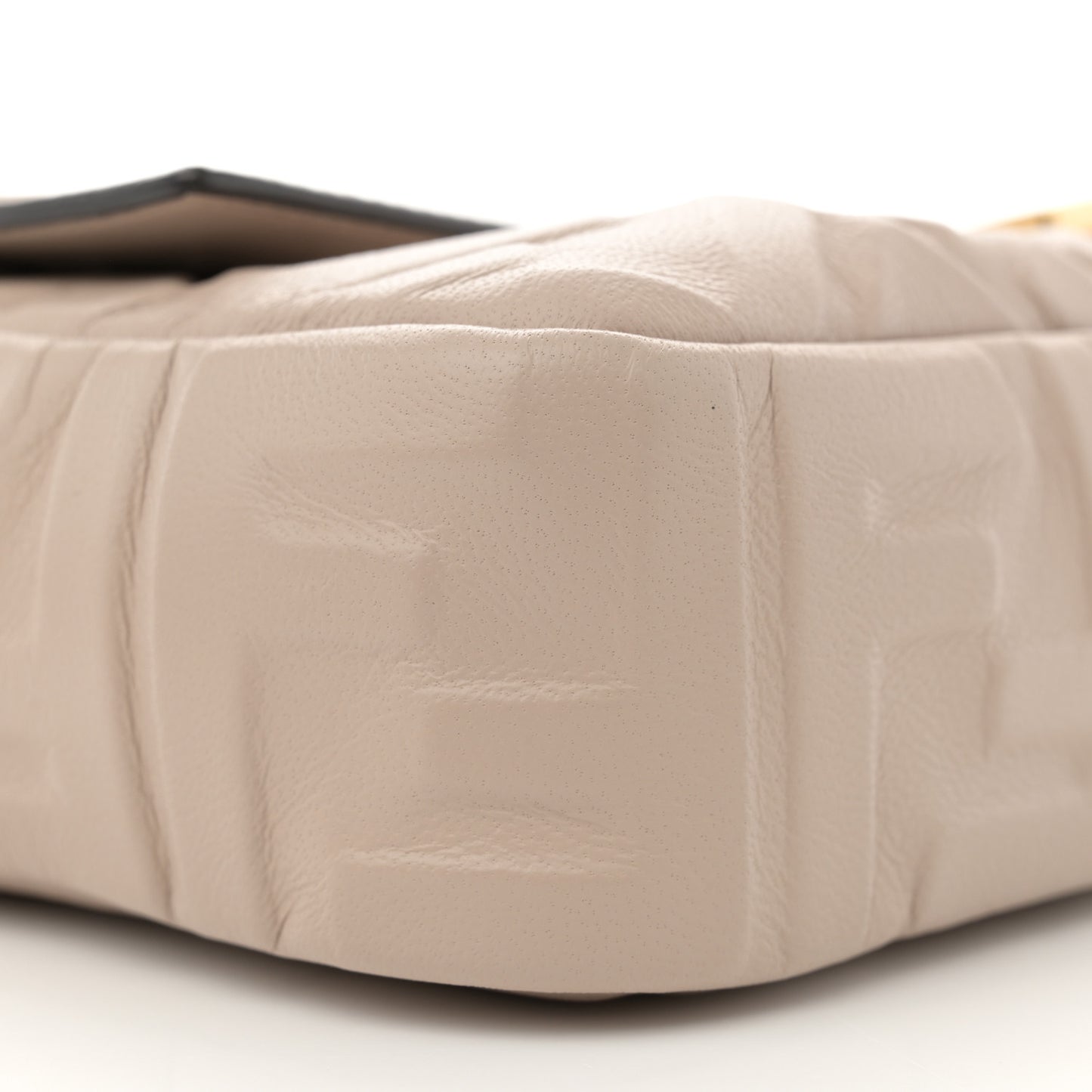 Nappa FF 1974 Embossed Baguette Camelia