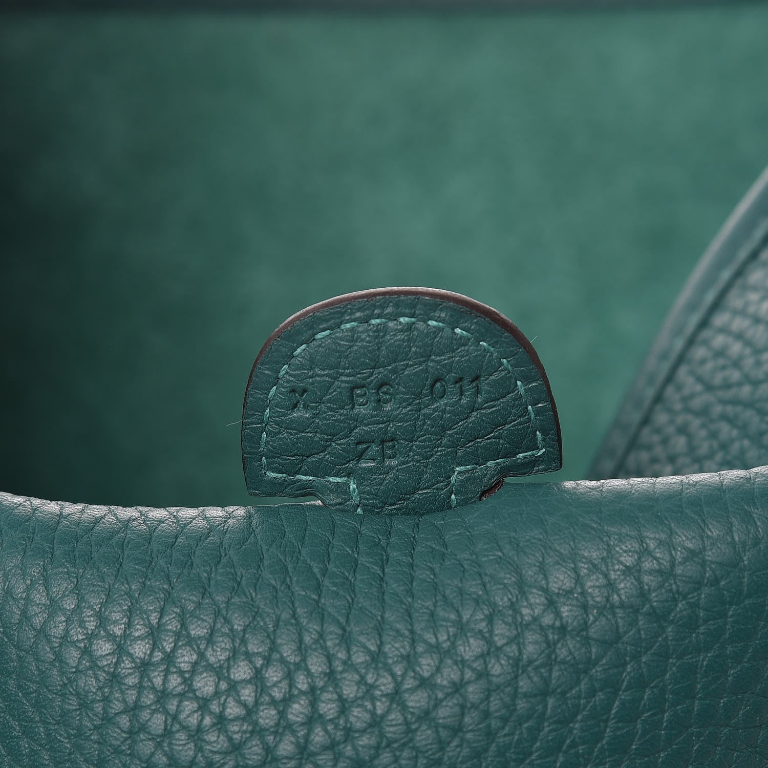 Hermes Taurillon Clemence Evelyne III PM Malachite 8 of 11