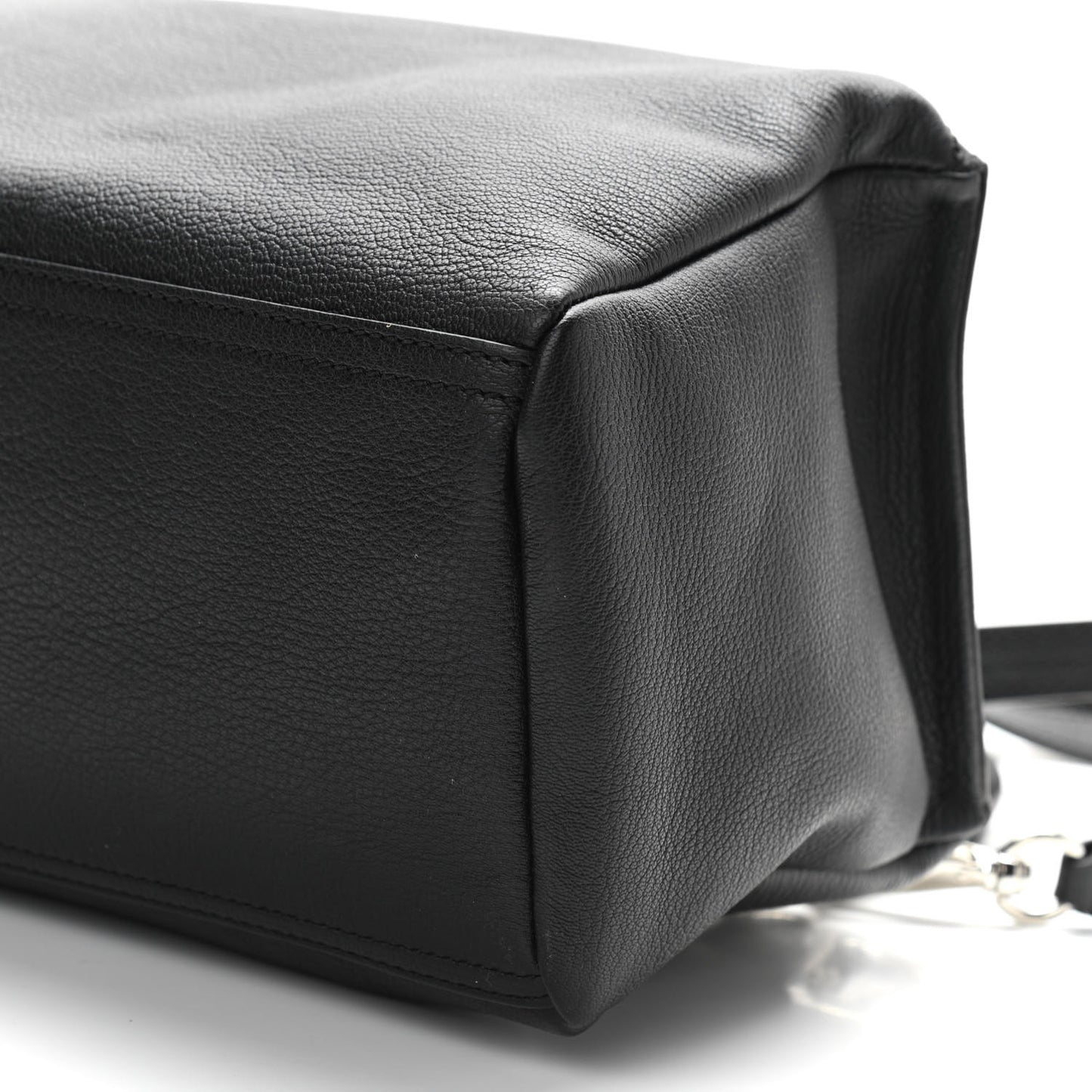Sugar Goatskin Small Pandora Black