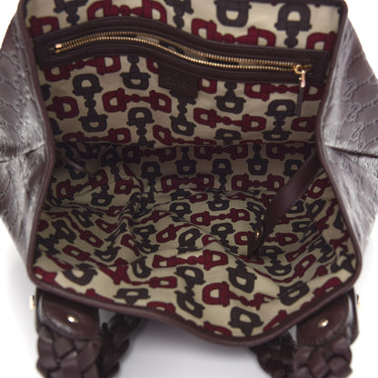Gucci Guccissima Small Pelham Shoulder Bag Chocolate 5 of 9