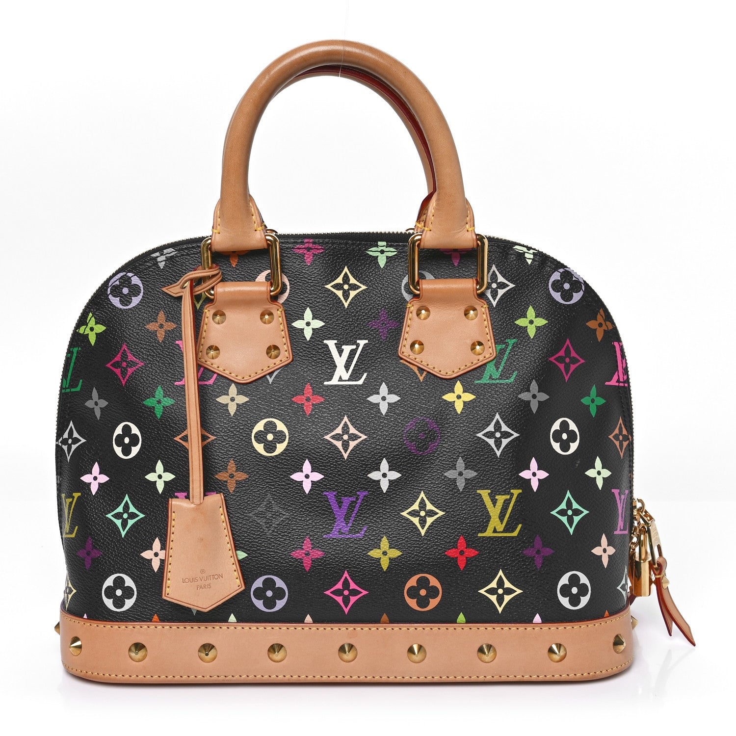 Louis Vuitton Monogram Multicolor Alma PM Black 1 of 10