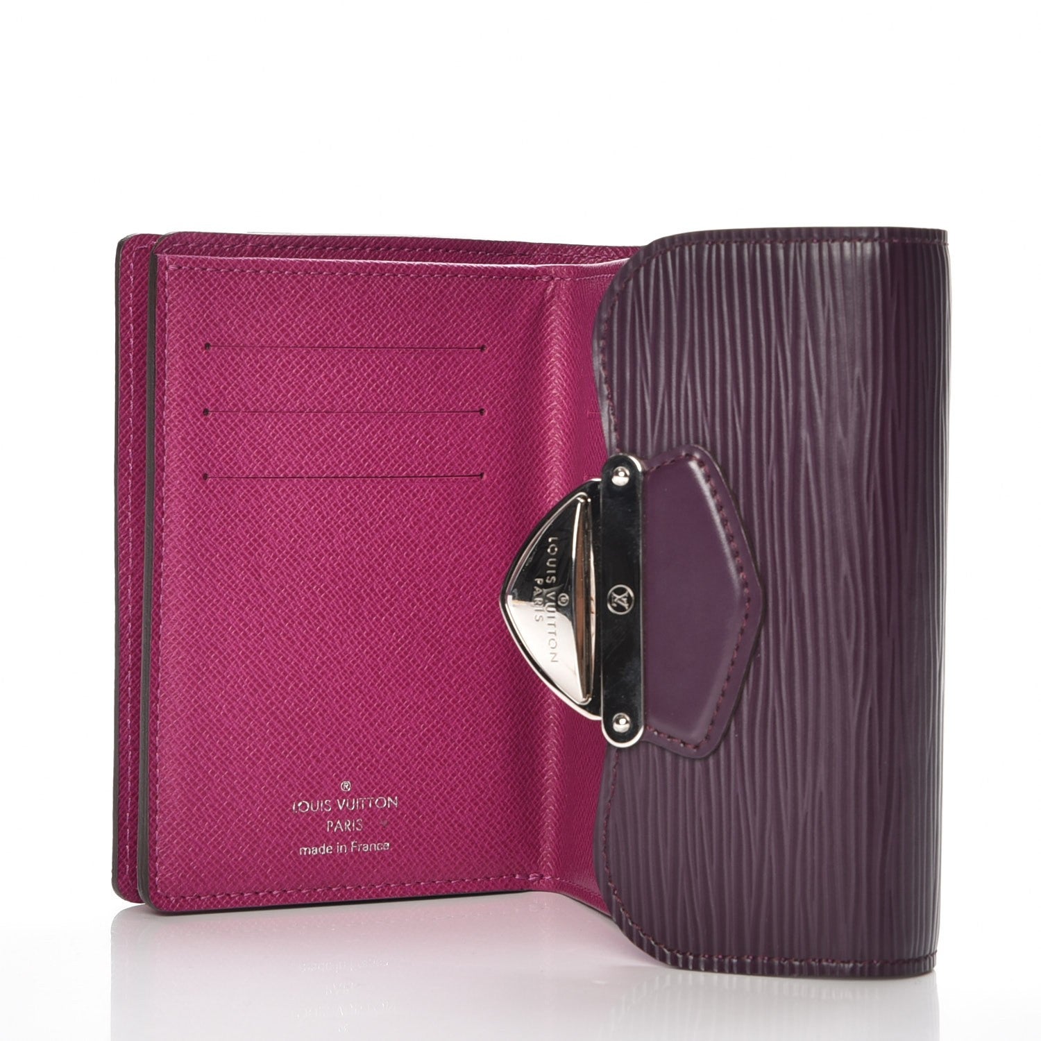 Louis Vuitton Epi Joey Wallet Cassis 6 of 9